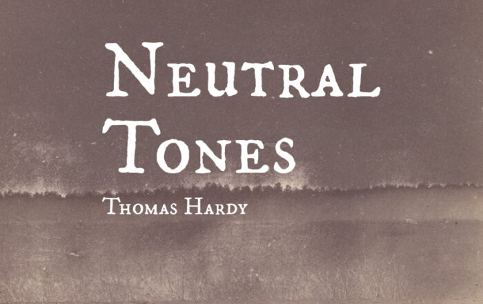 Neutral Tones Thomas Hardy